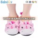 super soft cozy cartoon plush unicorn slipper