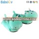 cute cozy green dragon plush slippers for kids