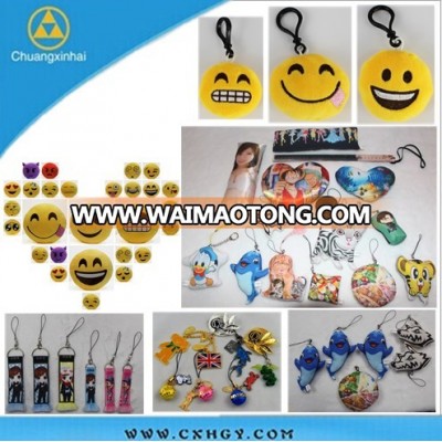 custom-made emoji keychain smiley With ISO9001 Certificate