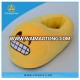 Best seller christmas gifts funny soft plush emoji shape slipper wholesale