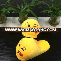 2016 Cute and custom whatsapp emoji plush slippers