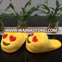 2016 Cute Emoji Plush Material Plush Emoji Pillow style shoes, emoji slipper