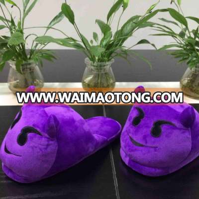 Factory Customized High Quality Emoji Slippers Devil face