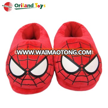 Indoor warm fuzzy house shoes furry plush animal spider slippers fluffy for men